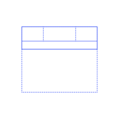 Layouts Pantries Butler Framed Single Line Tracing Svg Vector, Free Vectors File
